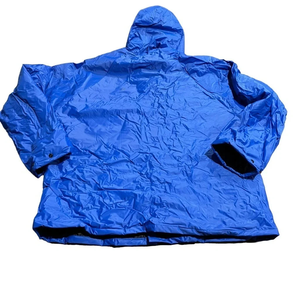 Stearn’s Men’s Quilted Rain Parka Royal Blue XL